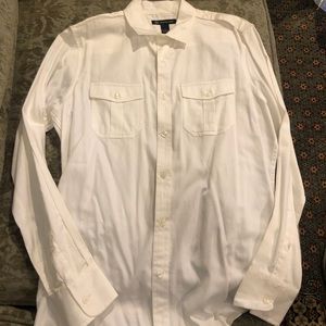 INC white button down shirt small